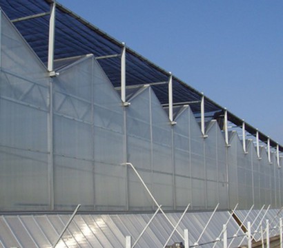 Solar panel greenhouse